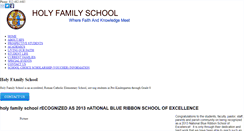 Desktop Screenshot of holyfamilyschooljasper.com