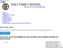 Tablet Screenshot of holyfamilyschooljasper.com